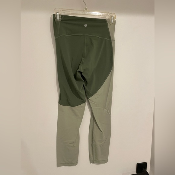 Lululemon have dark green half light green align pants - Picture 2 of 2